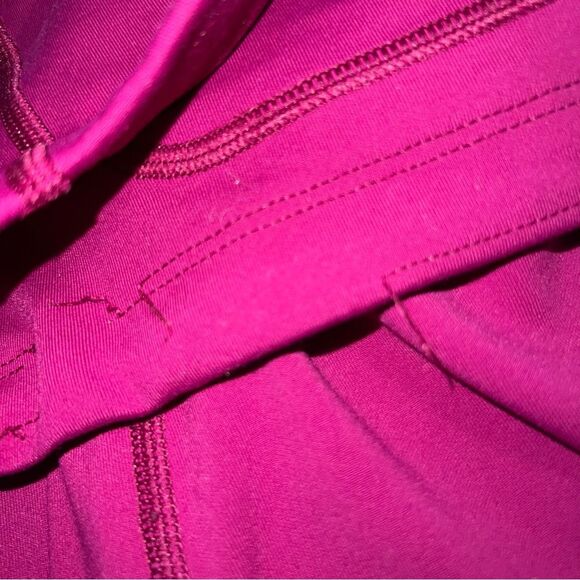 Athleta Athletic Leggings Womens Medium Magenta Pockets - Picture 5 of 14